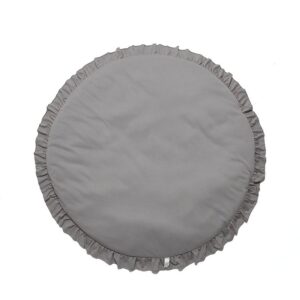 Tapis de sol bébé simple gris rond MARIE
