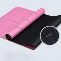 Tapis de yoga en caoutchouc naturel de 4,5 mm antidérapant pour une utilisation humide et sèche