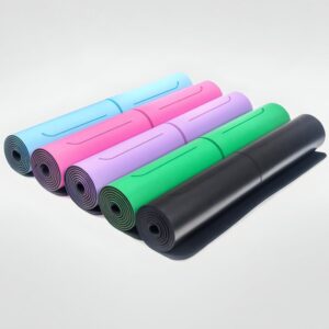 Tapis de yoga en caoutchouc naturel de 4,5 mm antidérapant pour une utilisation humide et sèche