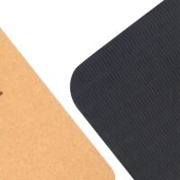 Tapis de yoga en liège et TPE pour utilisation intérieure ou extérieures avec dessins zens