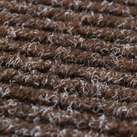 Tapis d’escalier marron à rayures auto-adhésif