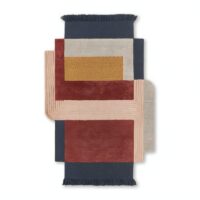 Tapis design forme et motifs géométriques pour maison JUBIL