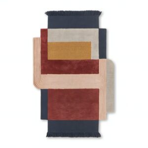 Tapis design forme et motifs géométriques pour maison JUBIL