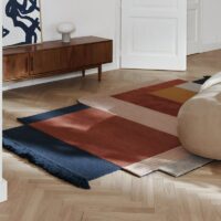 Tapis design forme et motifs géométriques pour maison JUBIL
