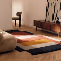 Tapis design forme et motifs géométriques pour maison JUBIL