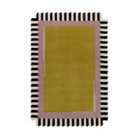 Tapis design jaune moderne et abstrait pour salon ARTO DESIGN