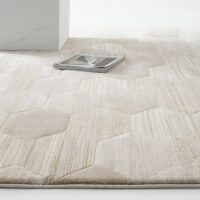 Tapis design turc beige motifs géométriques sobres LE CAIRE