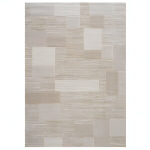 Tapis design turc beige motifs géométriques sobres LE CAIRE