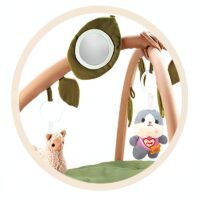 Tapis d’éveil et de jeu pour bébé en forme de feuille MY BABY