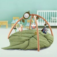 Tapis d’éveil et de jeu pour bébé en forme de feuille MY BABY