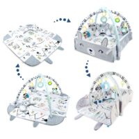 Tapis d’éveil nordique pour bébé 4 en 1 avec jeux MY BABY