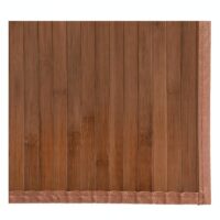 Tapis en bambou marron 100x80 cm pour cuisine salon ou salle de bain NATURALESIA