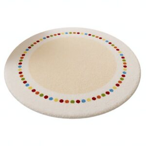Tapis enfant rond pour chambre ou salle de jeux LILIO
