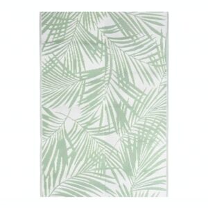 Tapis extérieur motif feuillage matière synthétique résistante et lavable EXTRAQUIP