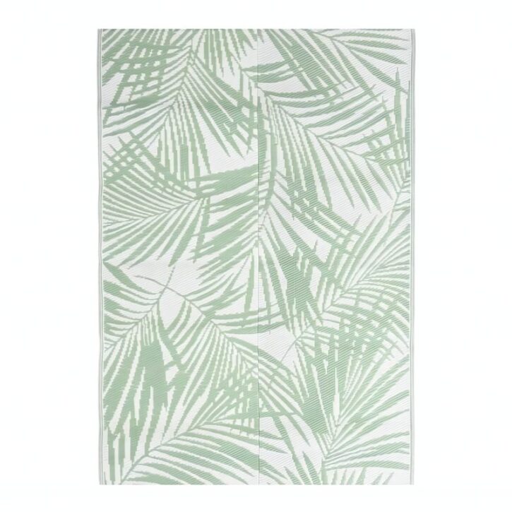 Tapis extérieur motif feuillage matière synthétique résistante et lavable EXTRAQUIP