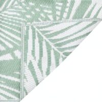Tapis extérieur motif feuillage matière synthétique résistante et lavable EXTRAQUIP