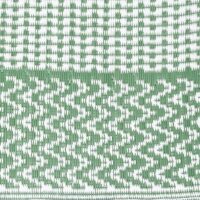 Tapis extérieur vert et blanc matière synthétique résistante et lavable EXTRAQUIP