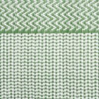Tapis extérieur vert et blanc matière synthétique résistante et lavable EXTRAQUIP