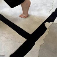 Tapis gris design minimaliste italien ARTO DESIGN