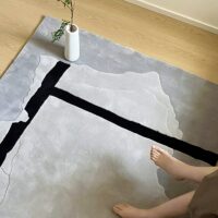 Tapis gris design minimaliste italien ARTO DESIGN
