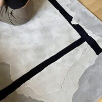 Tapis gris design minimaliste italien ARTO DESIGN
