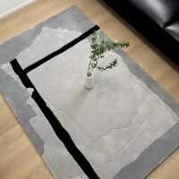 Tapis gris design minimaliste italien ARTO DESIGN