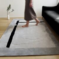 Tapis gris design minimaliste italien ARTO DESIGN