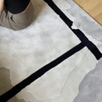 Tapis gris design minimaliste italien ARTO DESIGN