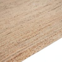 Tapis jute naturel carré tissé à la main ETNA