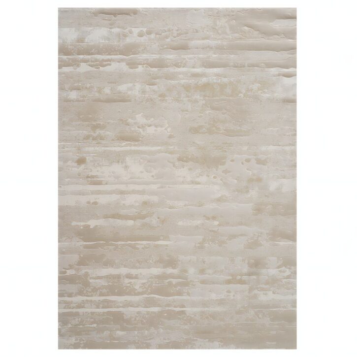 Tapis kilim beige sobre tendance avec motifs lignes abstraites LE CAIRE