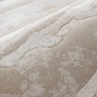 Tapis kilim beige sobre tendance avec motifs lignes abstraites LE CAIRE