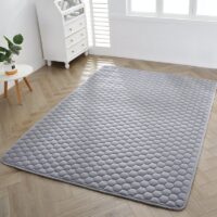 Tapis mousse bébé matelas gris absorbant pour jeu bébé et enfant