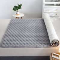Tapis mousse bébé matelas gris absorbant pour jeu bébé et enfant