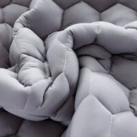 Tapis mousse bébé matelas gris absorbant pour jeu bébé et enfant