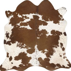 Tapis peau de vache vegan décoration forme irrégulière