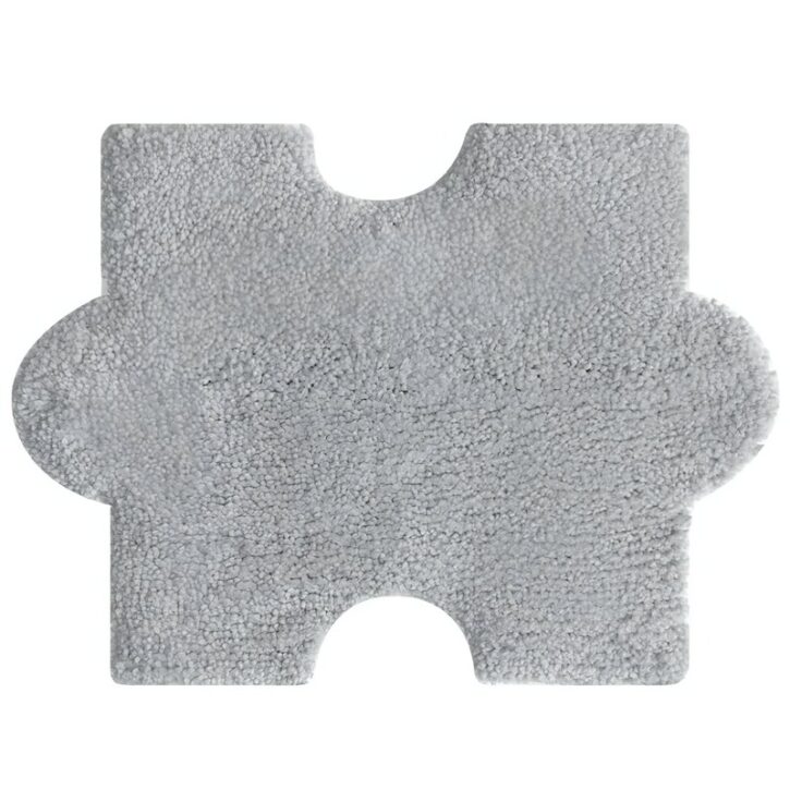Tapis puzzle de sol pour enfant doux gris YOUPI