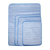 Tapis rafraîchissant chien rectangulaire lavable et imperméable pour été