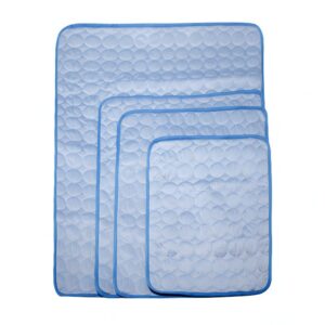 Tapis rafraîchissant chien rectangulaire lavable et imperméable pour été
