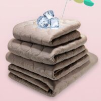 Tapis rafraîchissant chien rectangulaire lavable et imperméable pour été