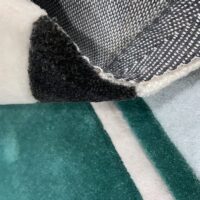 Tapis vert moderne design tendance et abstrait pour salon ARTO DESIGN