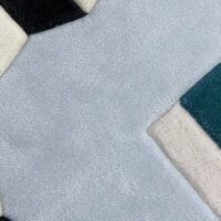 Tapis vert moderne design tendance et abstrait pour salon ARTO DESIGN