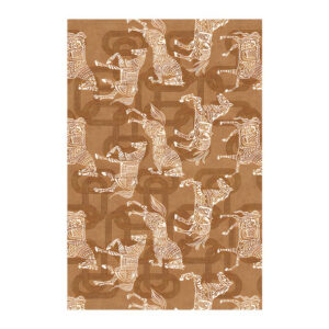 Tapis vintage de décoration motifs chevaux antiques LANMUI