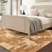 Tapis vintage de décoration motifs chevaux antiques LANMUI
