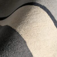 Tapis vintage design forme abstraite pour salon et séjour FOUFINIA