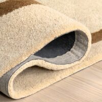 Tapis vintage design forme abstraite pour salon et séjour FOUFINIA
