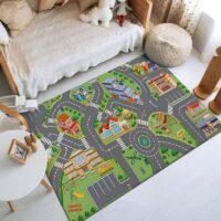 Tapis voiture enfant circulation centre ville TOYSLAND