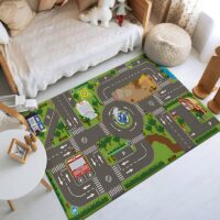 Tapis voiture enfant jour de travail TOYSLAND