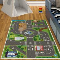 Tapis voiture enfant jour de travail TOYSLAND